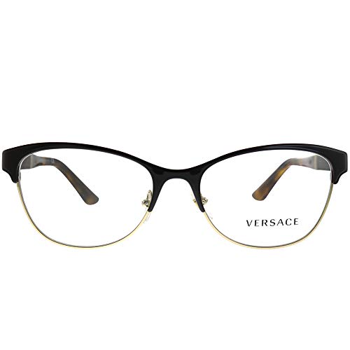 Versace VE 1233Q 1344 Brown Pale Gold Metal Cat-eye Eyeglasses 53mm2