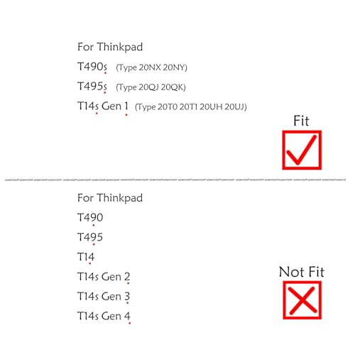 Clavier de remplacement pour ordinateur Lenovo ThinkPad T490s T495s T14s - 2