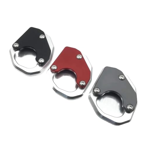 Plaque de support béquille moto Trident 660 en aluminium anodisé - 4