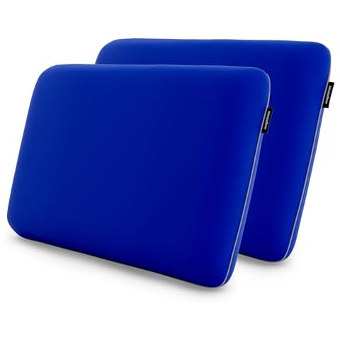 Imaginarium Memory Foam Fun Pillow with Cool-to-The-Touch Cover 2-Pack (Navy Blue), Standard Cover