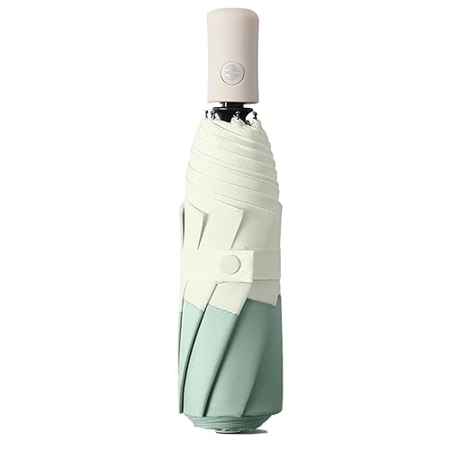 Parapluie de pluie pliant automatique rose et parasol de soleil pour femme