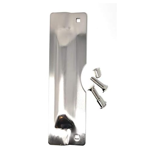 (3" x 11") Latch Protector with Cut Out zinc LP212 Latch Guard