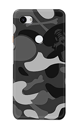 Image of Printed Hard Back Cover Case for Google Pixel 3A Back Cover (Army Pattern) -702
