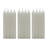 Velas de mesa fabricadas a partir de 100% parafina y mecha de algodón puro sin perfume