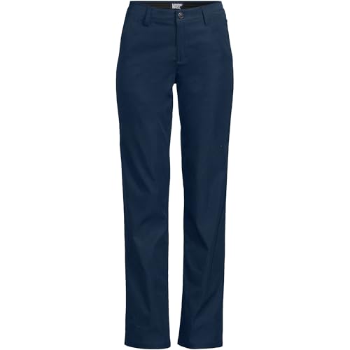 Lands' End Women's Active Performance Chino Pants 12 Classic Navy3