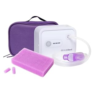 Dr. Noze Best NozeBot Travel Bundle | On-The-Go Baby Nasal Care Kit with NozeBot On-The-Go Aspirator, 40 Filters & Travel Bag | Baby Registry Essential for Congestion Relief Anywhere