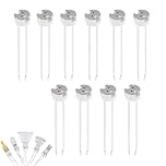 10 PCS Mr16 Gu5.3 LED Holder Lamp Socket, Light Socket, Mr16 Lamp Holder, for LED & Halogen Bulbs Bi-Pin Base Connector Adapter, Lamp Holder Ceramic Base