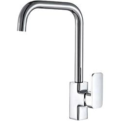 Fregadero Cobre Leroy Merlin Grifos de cocina YHSGY Grifo De Cocina De Galvanoplastia Grifo De Fregadero Giratorio Caliente Y Frío Grifo De Fregadero Grifo De Cobre