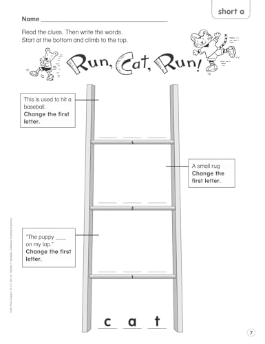 Scholastic Daily Word Ladders: Grades K-1: 80+ Word Study Activities That Target Key Phonics Skills to Boost Young Learners' Reading, Writing & Spelling Confidence