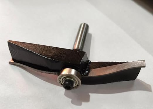 Raised Panel Router Bit with Bearing, Round-Over Edge Forming Profile, 12mm Shank, 40x18mm, Woodworking Tool (333)-image-8