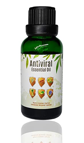 Anti-Viral Lungs & Airways Remedy *30ml* - The 6 Most Powerful Virus Killing Essential Oils Blended to Combat Viruses, Bacteria, Bugs & Germs. Anti-Bacterial. Steam, Spray, Inhale, Diffuser & Bath.