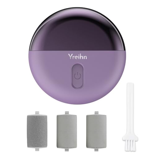 Yreihn Electric Callus Remover for Feet, 1 Count (Pack of 1), Puple