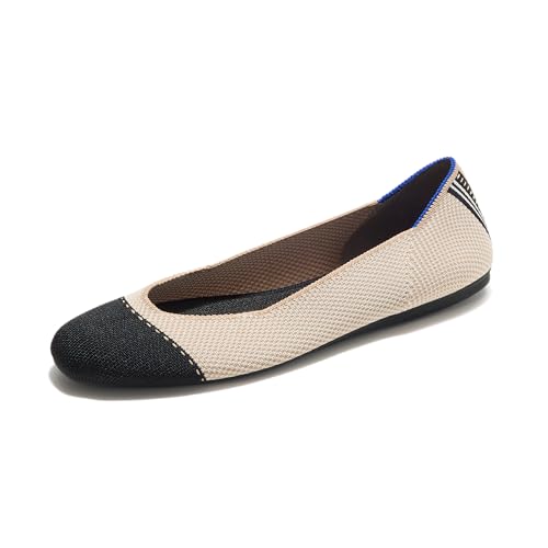 Rothy's The Square Women's Slip-On Shoes, Squared-Toe Flats, Made...