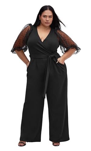 City Chic Women's Plus Size Jumpsuit - Asher 3/4, 18