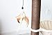 Catry 3-Level Cat Tree with Feather Toy - Small Cat Hammock, Scratching Posts, 15lbs Capacity, Beige