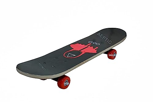 Image of Skateboard 24 inchx 6 inch Double Kick Concave Complete Skate Board 9 Layer Plywood Deck Standard Skateboards for Kids Boys Girls Beginners Teens Adult- (Red Diamond Print)