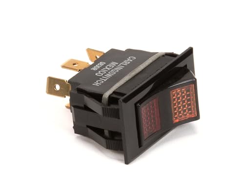 Interrupteur à bascule Pitco P5047119 SPST 28V rouge et ambre