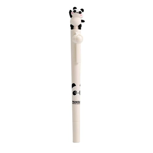 Dusarls Stylo à bille Kawaii Panda - Stylos à encre gel rotatifs créatifs - Outils d'écriture mignons - Fournitures scolaires et de bureau - Cadeaux de papeterie pour étudiants