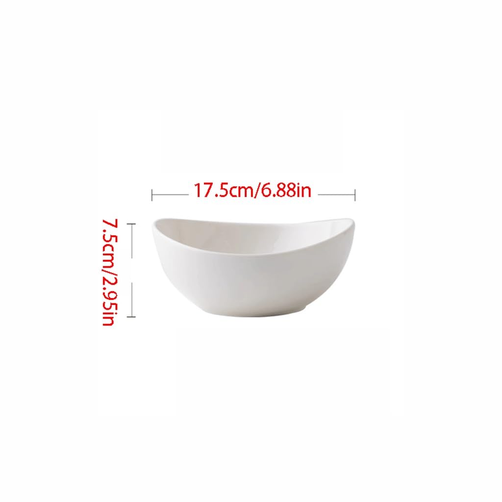 Miski Kuchenne Miska Biała Restauracja Ceramiczna Salaterka Miska Deserowa Salaterka Miska