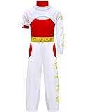 Iowillar Zombie Girls Costume Kids Character Halloween Cosplay Cheerleader Mesh Top Pant Hooded Coat 3PCS Uniform Outfits