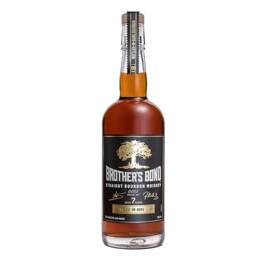 Brother’s Bond Bottled in Bond Straight Bourbon Whiskey 700 ml – 50% Vol, mindestens 7 Jahre gereift – kräftiger Bourbon mit würziger Tiefe – komplex im Geschmack – für puren Genuss