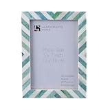 Handicrafts Home 8x10 Picture Frame Green, Handmade Bone Inlay Photo Frame, Tabletop or Wall Mount Decorative Frame for Desk, Shelf, Living Room or Bedroom