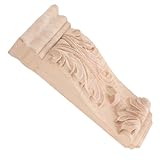 ABOOFAN Apliques De Incrustación De Esquina Ménsula De Esquina Decorativa Marco De Apliques De Madera Tallada De Europeo Apliques Sin Pintar Para Gabinete De Restaurante Muebles