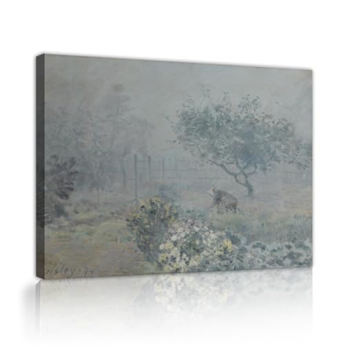 Alfred Sisley paysage impressionniste peinture sur toile décoration murale 45x60cm