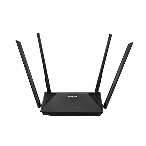 Image of ASUS RT-AX1800U Extendible Router with Mobile Tethering, Alternative to 4G 5G Routers, WiFi, Dual Band, Fast Connection Thanks to WiFi6, Integrated Internet Protection Unlimited Updates