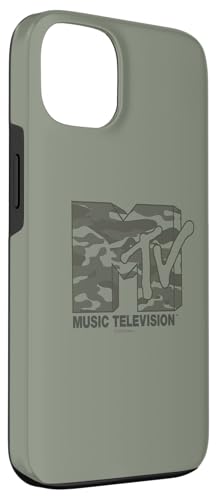 Coque iPhone 13 MTV imprimé camo logo rétro résistant aux rayures - 3