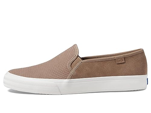 Image of Keds Womens Double Decker Canvas Slip On Sneakers Shoes Casual - Black