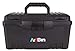 ArtBin 6918AB Twin Top 17 inch Supply Box, Portable Art & Craft Supply Organizer with Handle, [1] Plastic Storage Case, Black