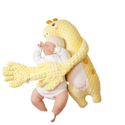 LUOGOXI動物型自動リモコンぬいぐるみ 赤ちゃん用寝かしつけ枕 。3段階速度調節付き, 自動噴槍機能搭載 ,夜泣き対策効果, 洗濯可能な誕生祝いギフト ,ベビーギフト。 (C,普通の)