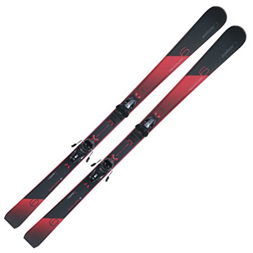 Elan Explore 6 Skis Men's with EL 9 GW Size Adjustable Bindings on Track on skis 2024 (168cm)