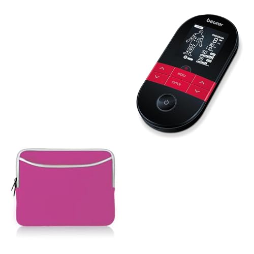 BoxWave Case Compatible with Beurer EM59 - SoftSuit with Pocket, Soft Pouch Neoprene Cover Sleeve Zipper Pocket - Flamingo Pink