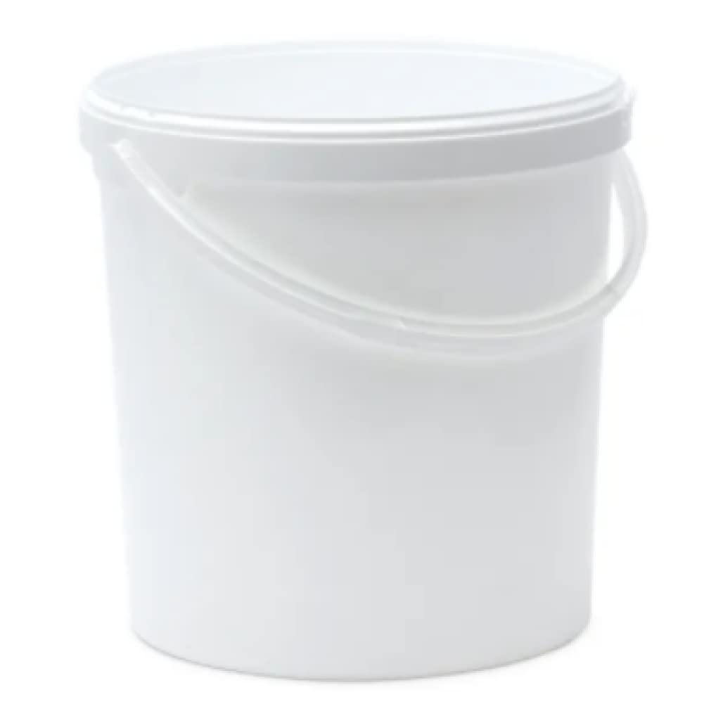 Buy 3 X 20 Litre Plastic Buckets with LIDS and Handle, Hard Wearing
