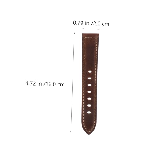 Bracelet de montre cuir lisse facile à installer et ajustable Mipcase