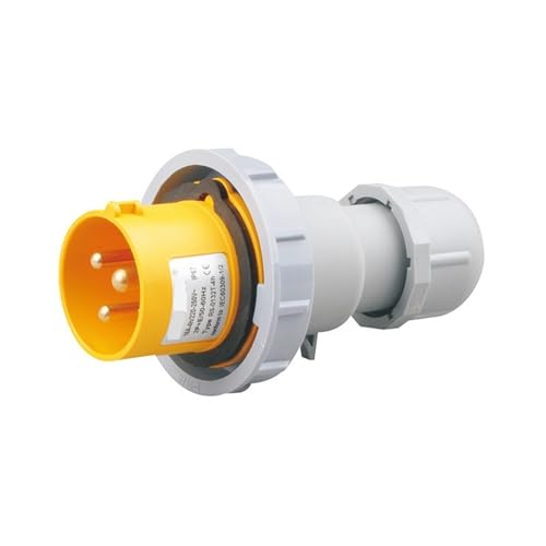 Connecteur industriel 3 broches 16A IP67, coupleur RS0132 étanche