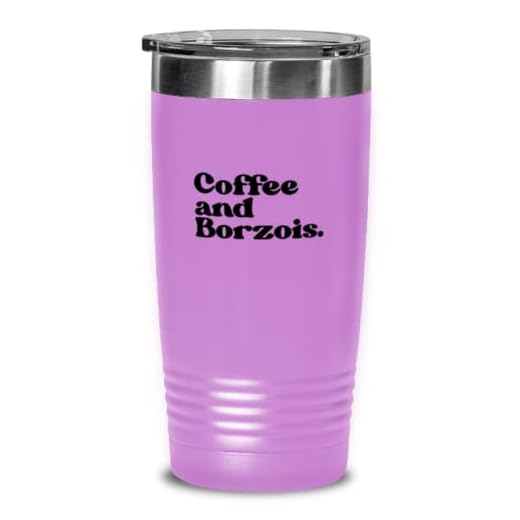 Borzoi Lover 70s Retro Dog Owner Mom Dad Travel Mug, Gifts, Tumbler, Home Office Decor, Coffee Cup, Unique Gag Idea, Him Her