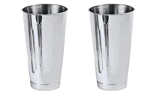 Update International New Commercial Grade Stainless Steel Cups, 30-Ounce 2-Pack