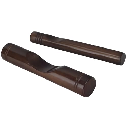 Sawtooth Mahogany Clave Dark Stain Percussion Claves