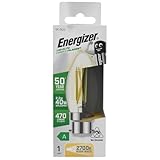 Energizer A Rated LED Elite Candle B22 Filament 470lm 2.2W 2700K - Warm White Light Bulb - Image 1
