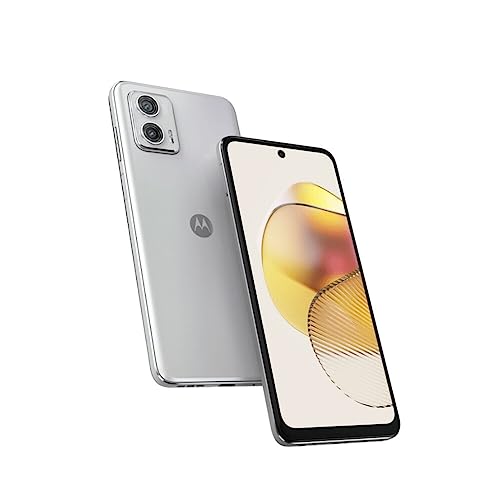 Smartphone Motorola Moto G73 5G 128GB - Branco, RAM 8GB, Câmera 50MP, Selfie 16MP e Tela 6,5'