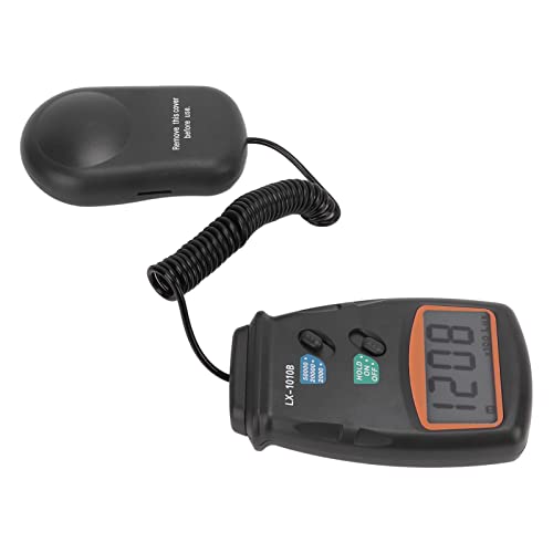 Medidor de luz digital LX1010B Zerodis luxómetro portátil de ABS con pantalla LCD 4