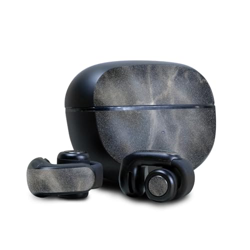 Image of Glossy Glitter Skin Compatible with Bose Ultra Open Earbuds - Stormy Marble - Premium 3M Vinyl Protective Wrap Decal Cover - Easy to Apply | Crafted in The USA by MightySkins