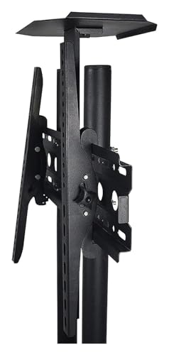 Soporte móvil para TV con altura ajustable y ruedas miniatura 3