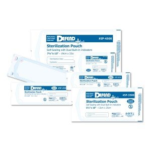 Defend LOC Sterilization Pouch, 3.5