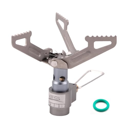 Ultralight Backpacking Stove Portable Pocket Stove Titanium Camping Gas Burner only 26g with 1 Extra...