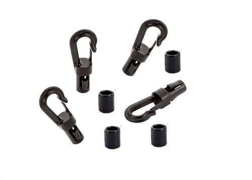 Shock Cord End Hook 6mm (Pack 4)