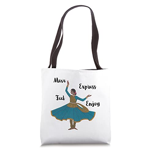Kathak Indian Classical Dancer Tote Bag